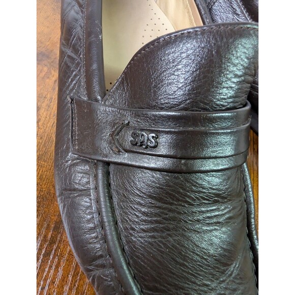 SAS Ace Men\'s 11M Black Handsewn Leather Tripad Loafers main image 7